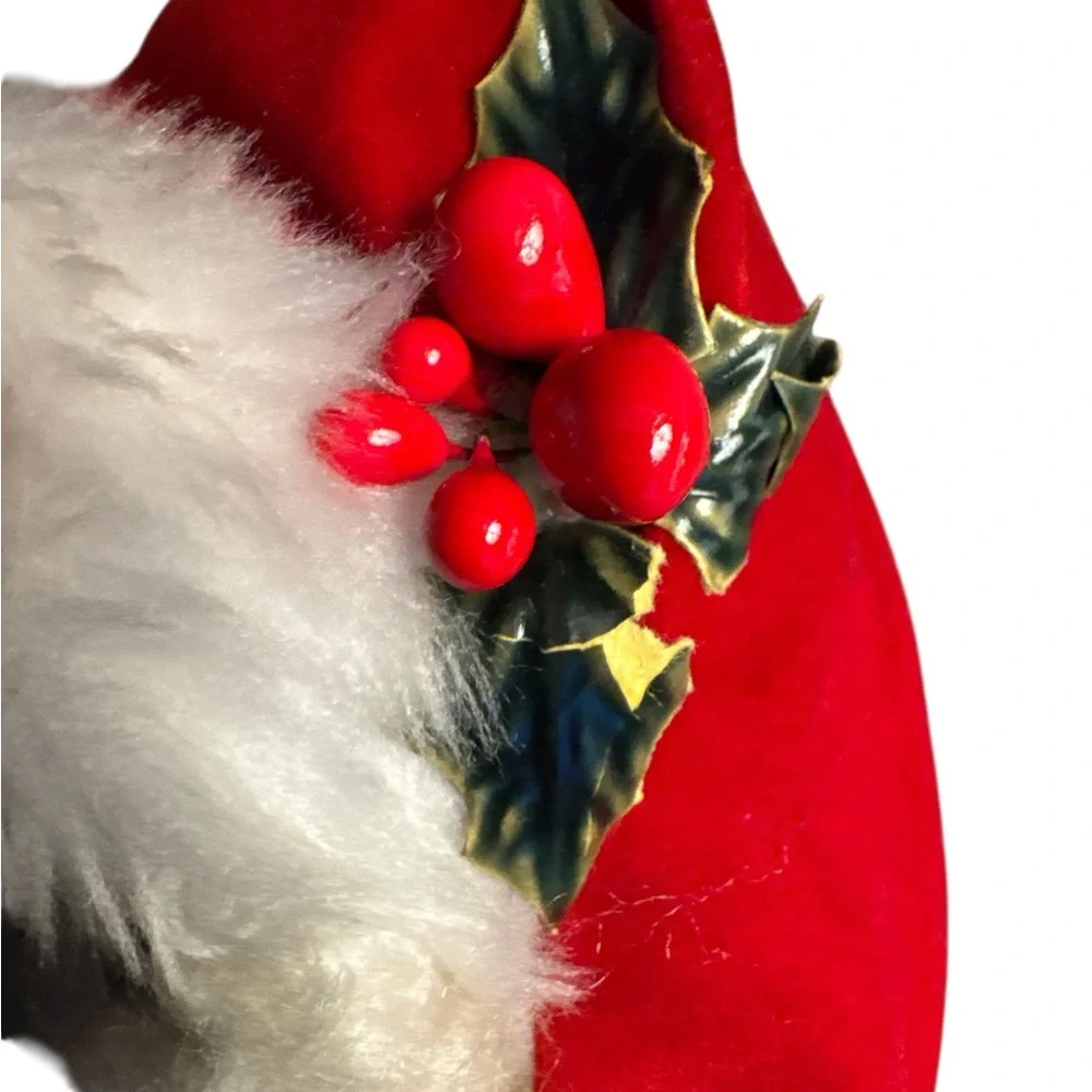 Vintage Kurt Adler Santa's World‎ Santa's Resin Head Christmas Ornament